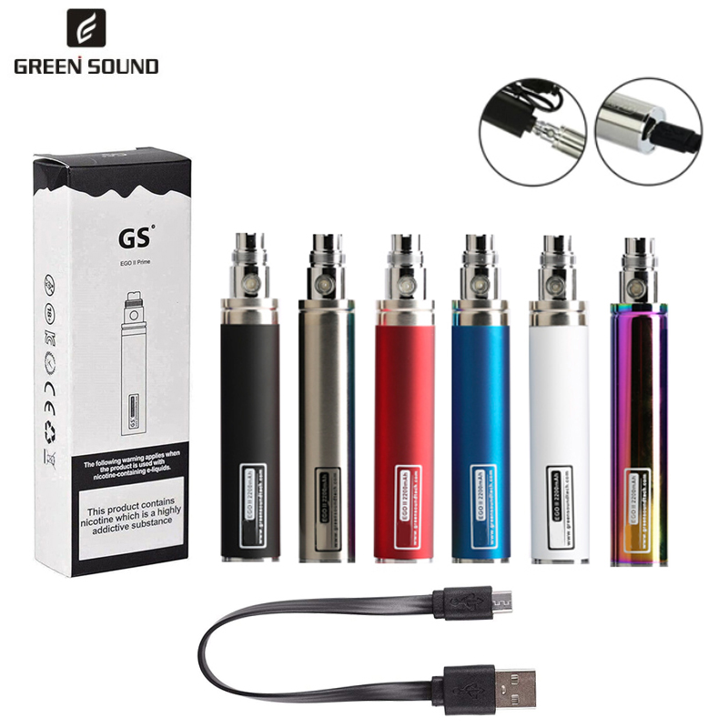 Diy Vape Electronics - GS eGo II Prime Passthrough-Batterie 2200mAh
