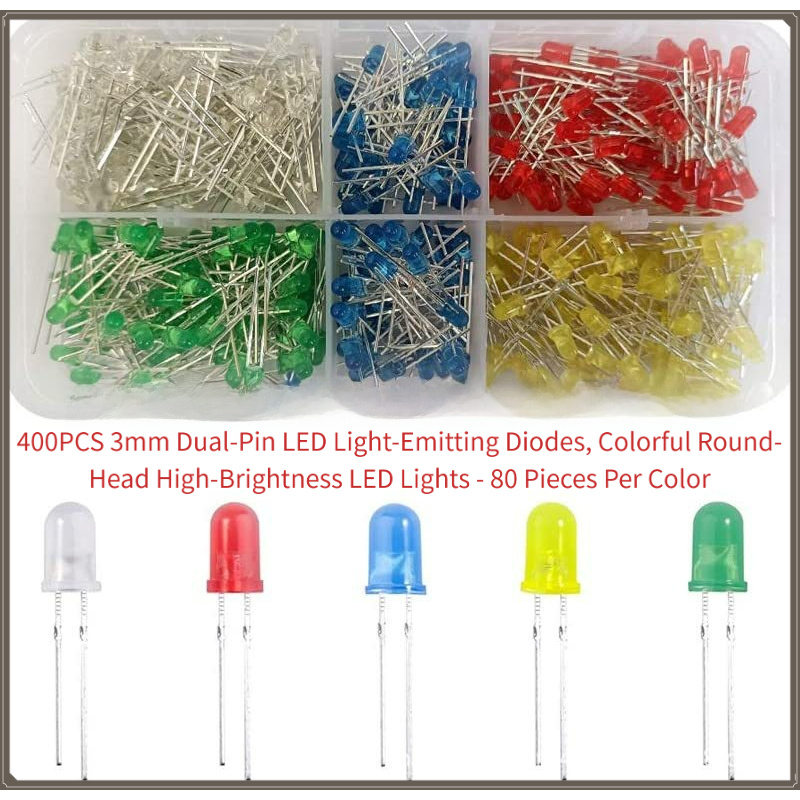 R/Diy Electronics - Diodes LED à double broche de