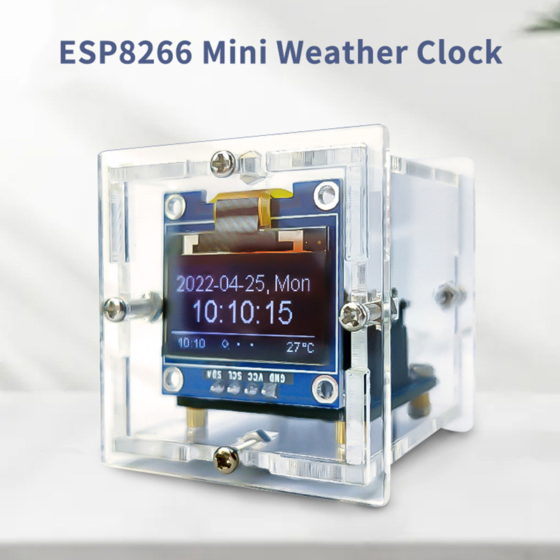 Diy Soldering Station No Electronics - ESP8266 MINI horloge météo WIFI horloge