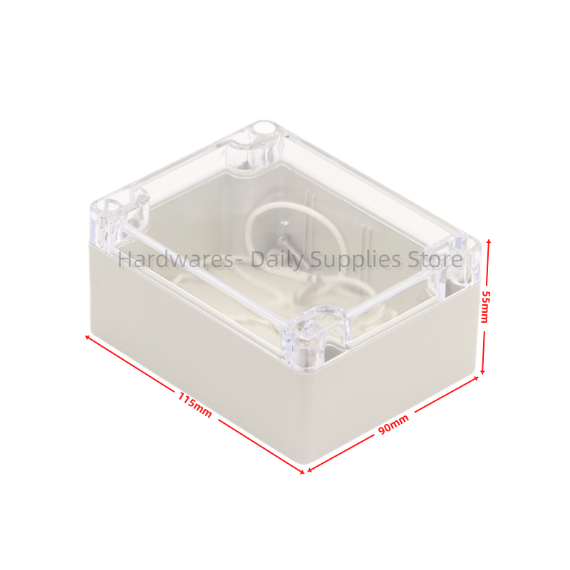 Diy Electronics Storage - Boîtier en plastique étanche 115x90x55mm, 1