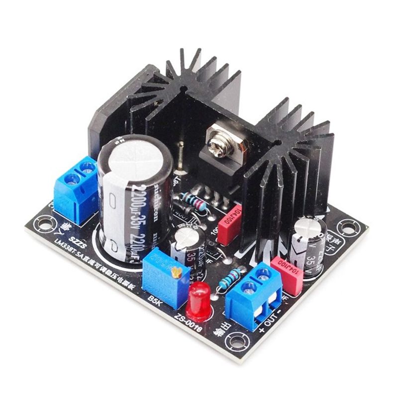 Diy Electronics Filament - Carte d'alimentation linéaire régulée réglable M52K-LM317,