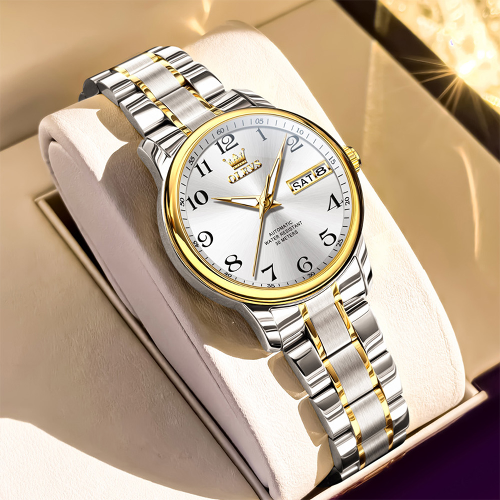Push Button Tactile - OLEVS montre de luxe pour femme