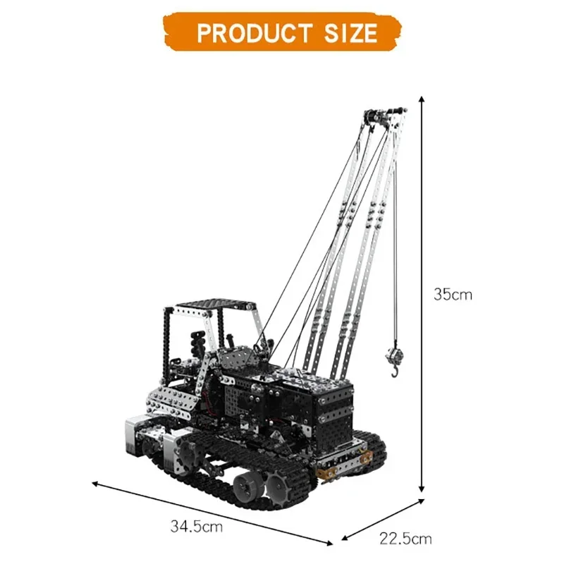 Grue RC en métal à monter soi- - Diy Electric Car avis et prix