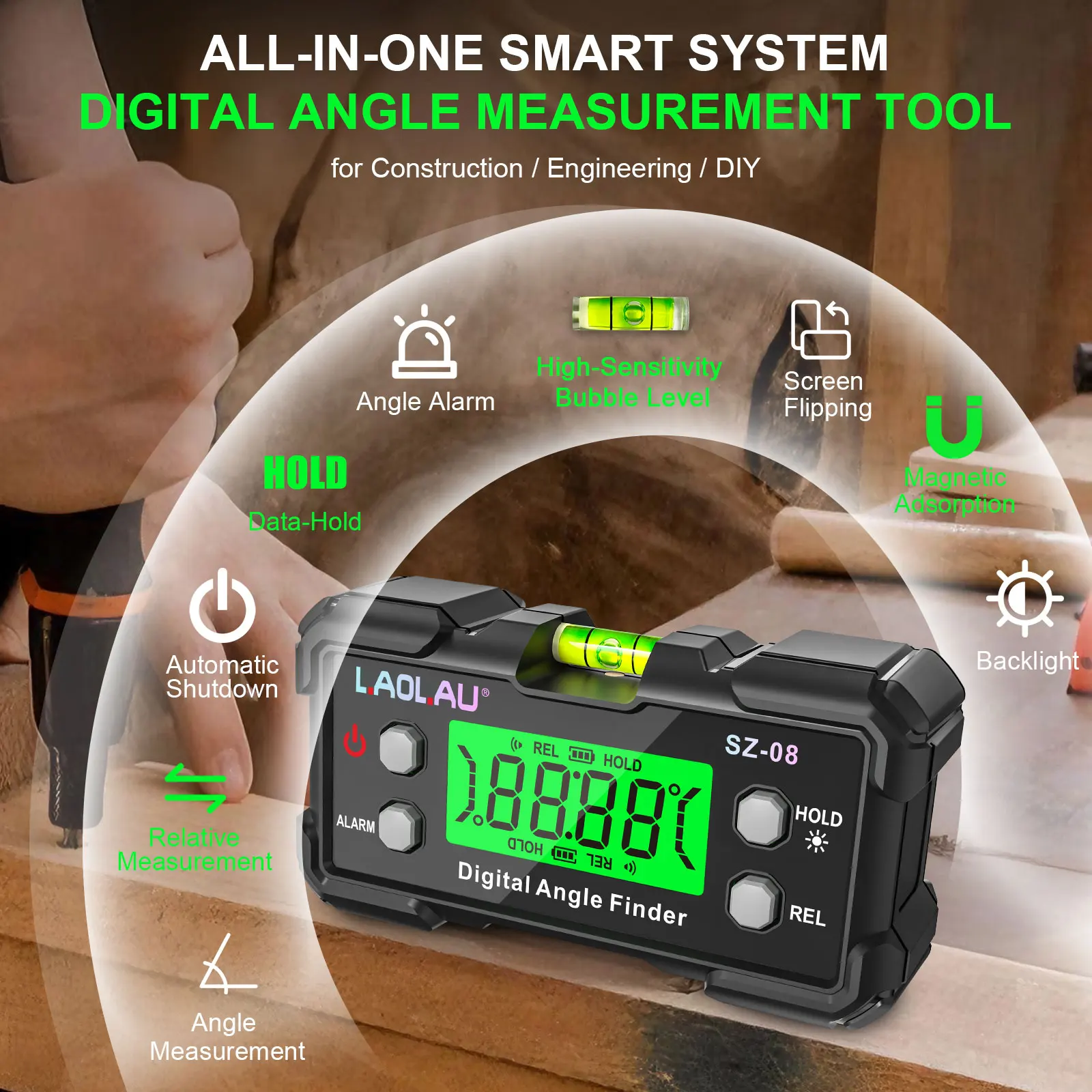Jauge d'angle numérique avec n - Diy Electronics Storage avis et prix