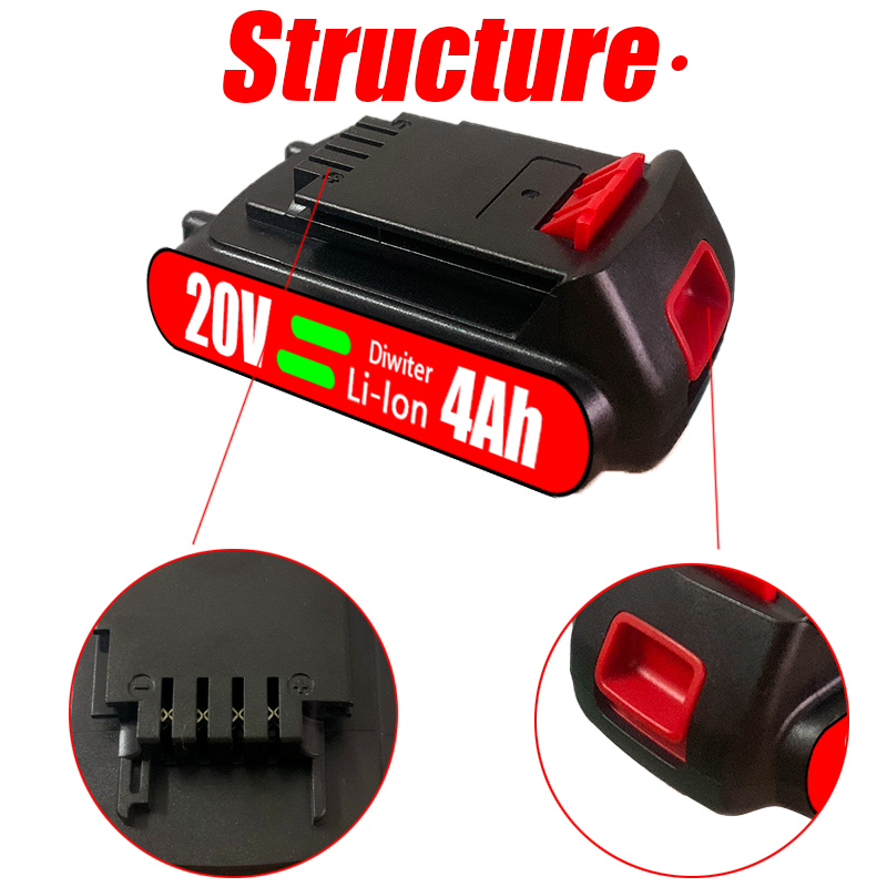 Batterie de remplacement 18V 4 - Black+Decker Tool 20V Max avis et prix