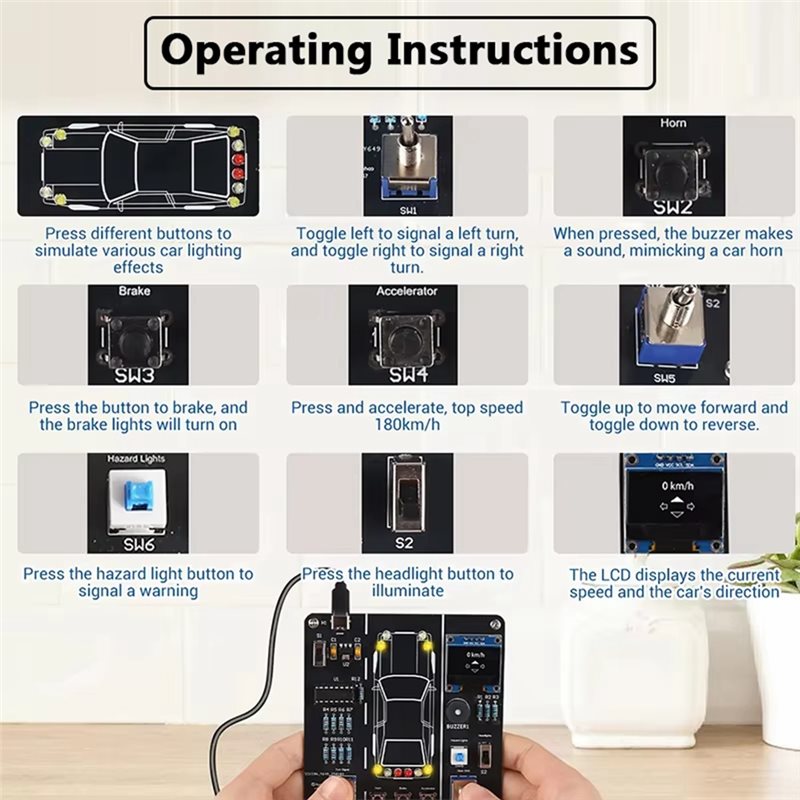 Kit de simulation de conduite  - Diy Electronics Projects For Students avis et prix
