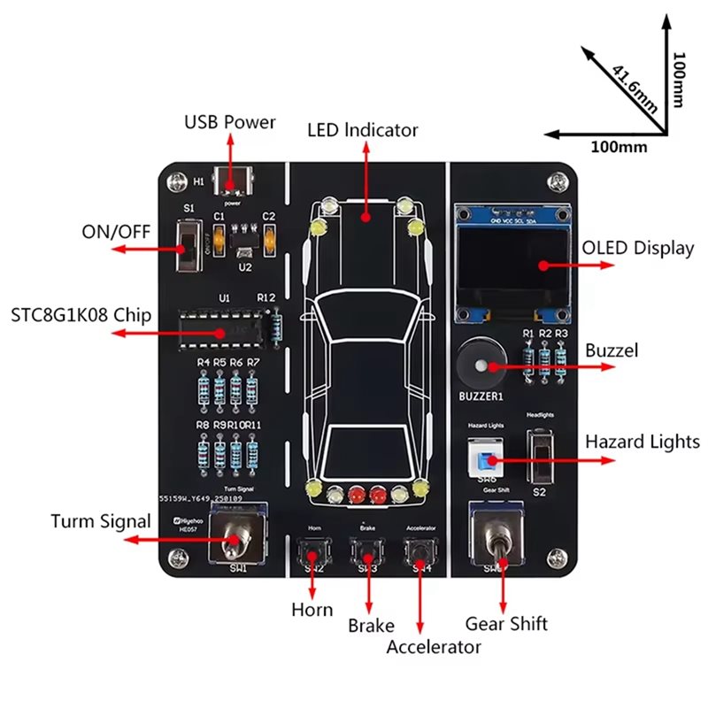 Kit de simulation de conduite  - Diy Electronics Projects For Students avis et prix