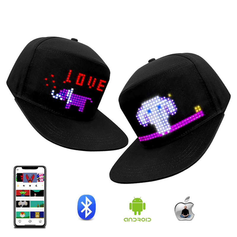 Casquette LED Intelligente à A - Diy Electronics Logo avis et prix