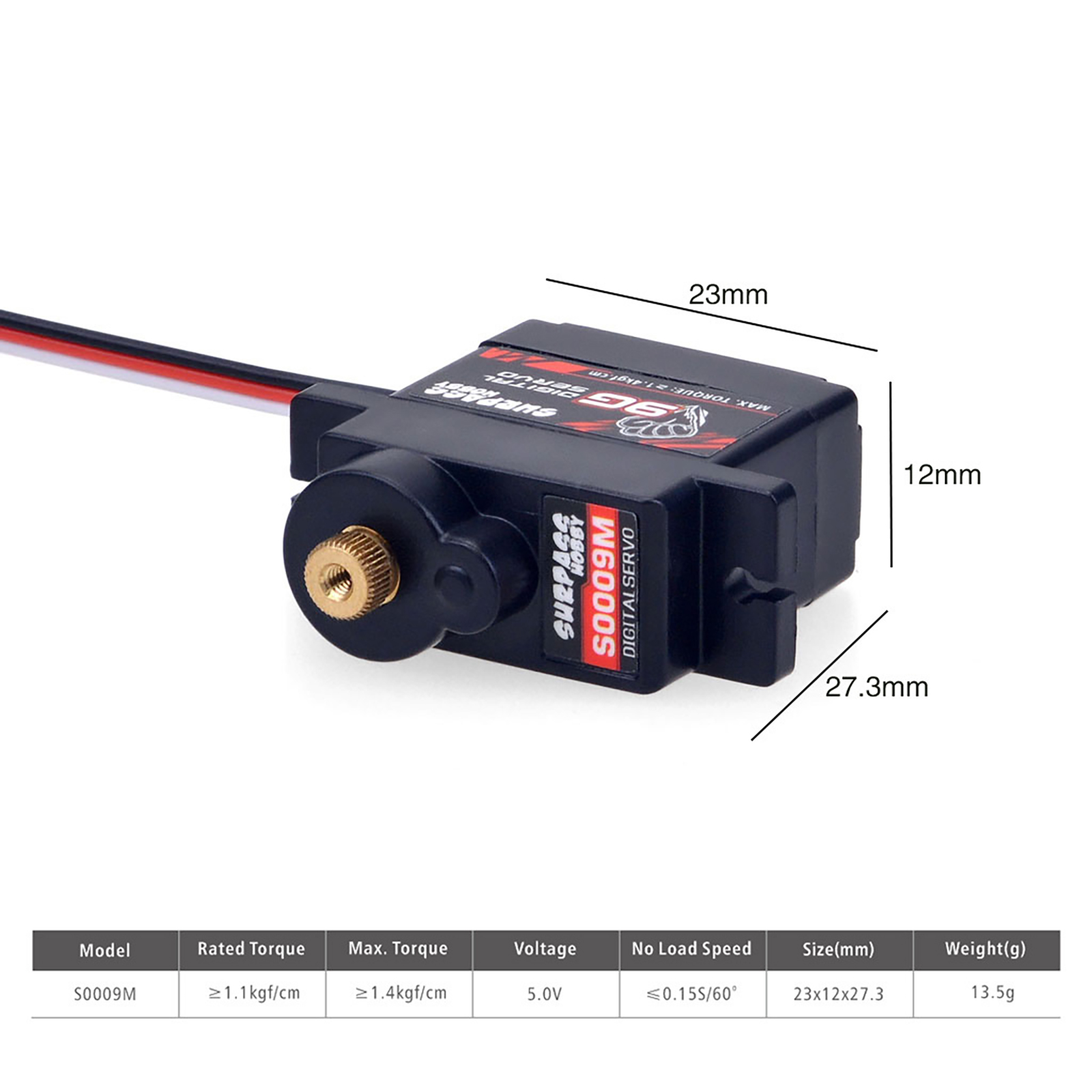 Micro-servo numérique 2g 3.7g  - Diy Electric Car avis et prix