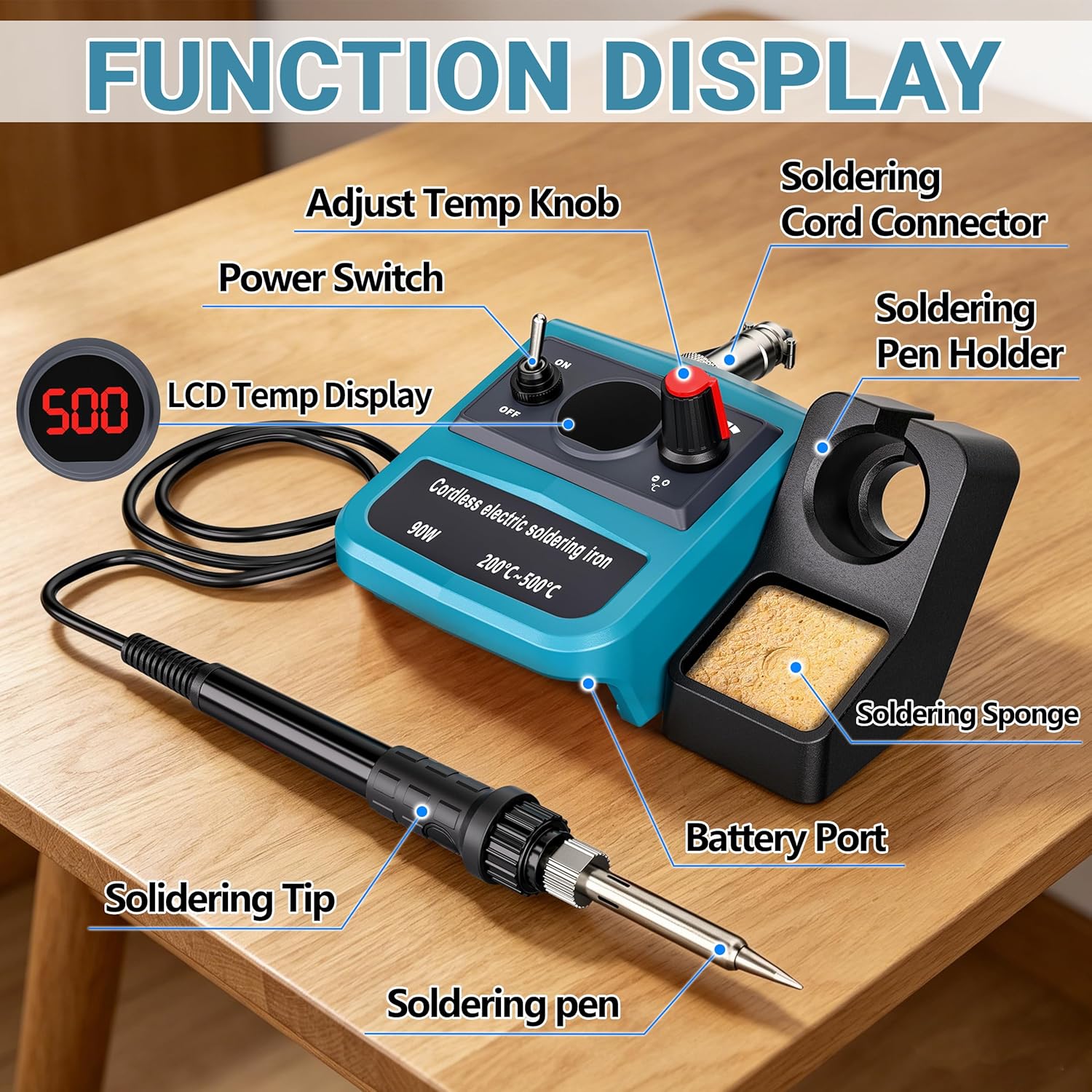Kit de fer à souder numérique  - Diy Electronics Storage avis et prix