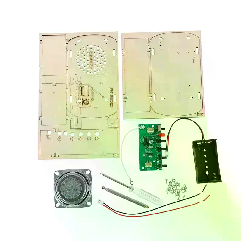 Kit radio FM en bois DIY, proj - Diy Electronics Projects For Students avis et prix