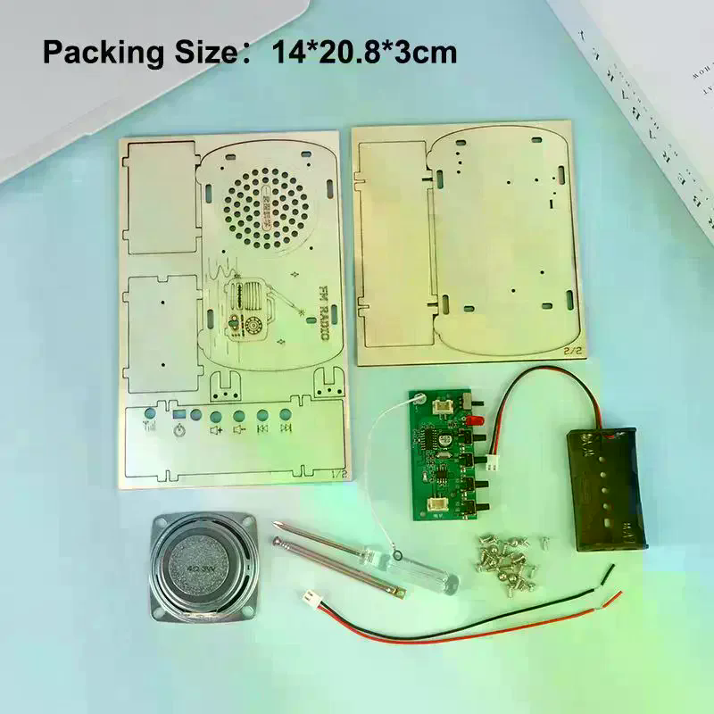 Kit radio FM en bois DIY, proj - Diy Electronics Projects For Students avis et prix